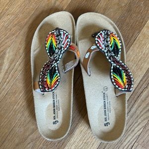 NWOB  Sol John Beaded Birken Stock.
